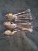 Dessertskedar, 12 st, silver