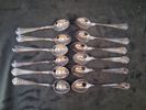 Kaffeskedar, 12 st, silver
