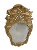 SPEGEL oval i guldram