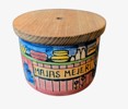 BURK MED LOCK, "Majas Mejeri" Design av ANITA NYLUND, Porslin Jie