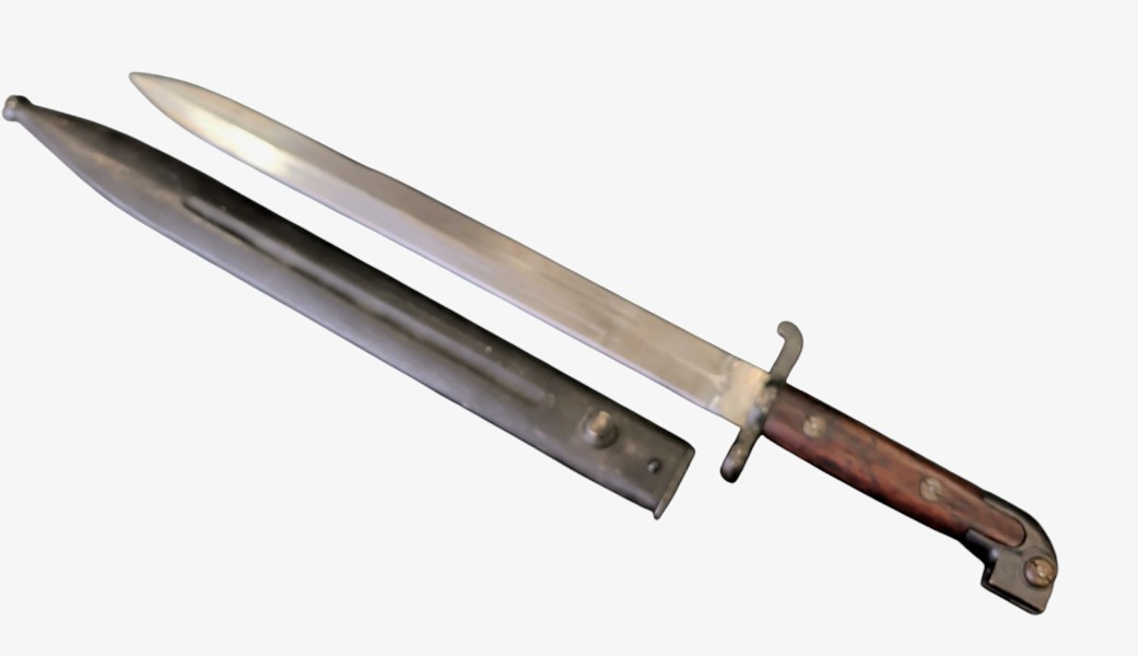 BAJONETT M/1914 & tavla "officerare i Infanteriet"