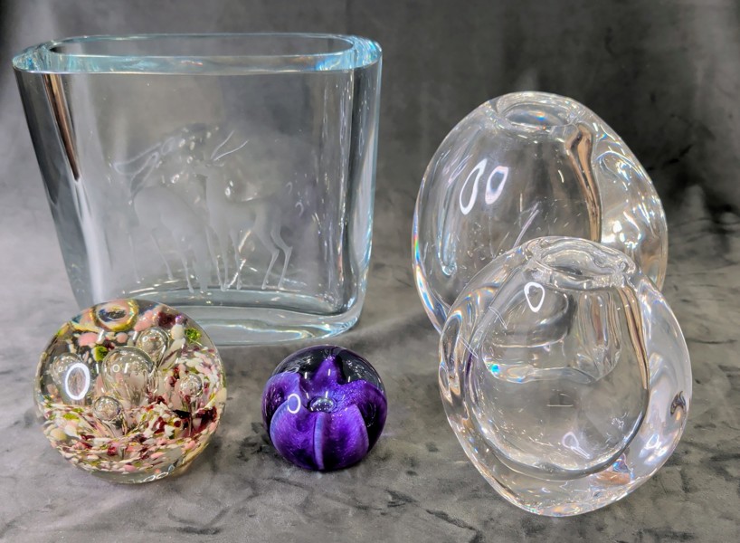 KONSTGLAS 5 st delar