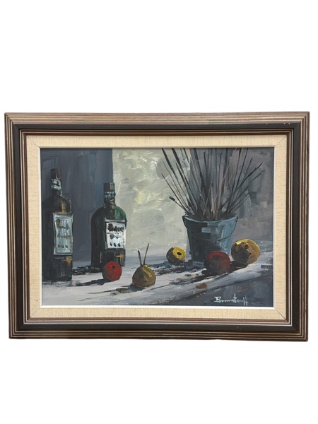 TAVLA Leif Brunstorff Olja på duk