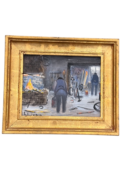 TAVLA Lennart Ljung Olja på pannå