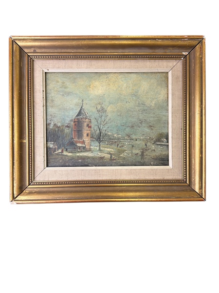 Tavla Okänd Konstnär i olja  